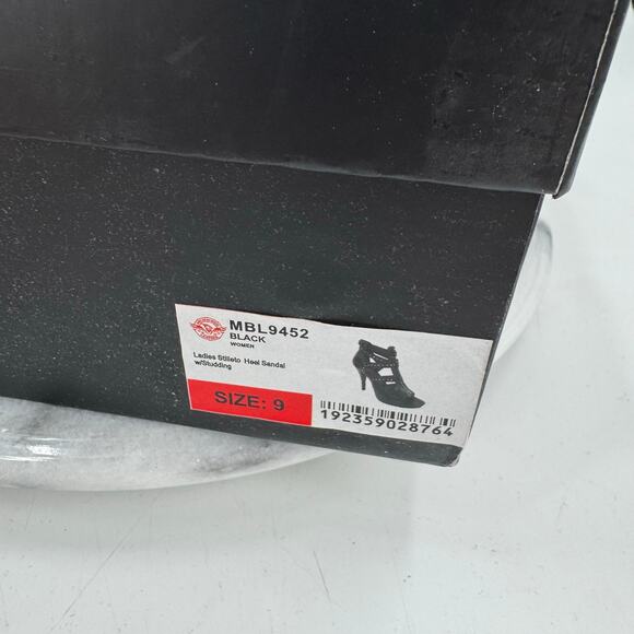 Nwt Milwaukee Leather MBL9452 Women's Black Stiletto Heeled Fashion Casual heels - Picture 4 of 5